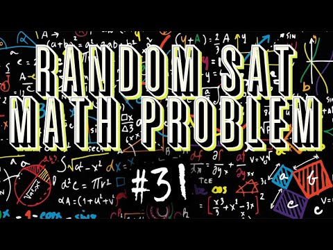 Random SAT Math Problem #31 (Rob Zombie) - Solving an Inequality with Variables on Both Sides