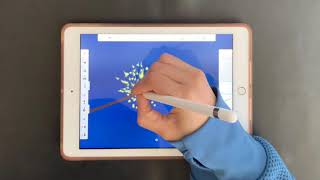 Autodesk Sketchbook - Firework/ Festival art in iPad .. #Firework #digitalart #sketchbook #relaxing screenshot 3