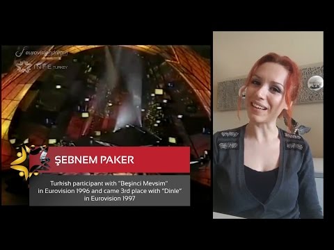 Eurovision 1996 ve 1997 temsilcimiz Şebnem Paker'den mesaj var