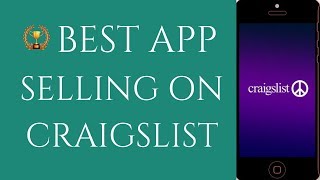 Best Craigslist App for iPhone (POST and SELL FAST on CRAIGSLIST Mobile)