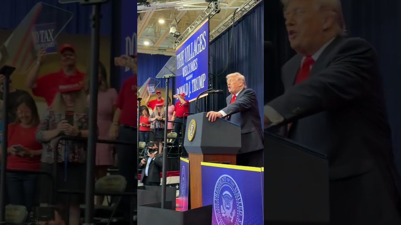President Trump takes the stage in The Villages! 🇺🇸
