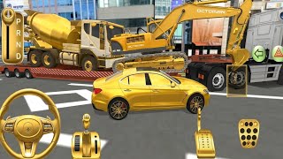 New update Golden all car heavy 3D driving class game play Car game 