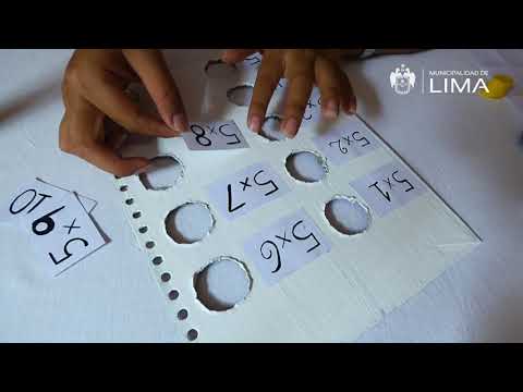 Aprende a crear una tabla de multiplicar con cartón y tapas de botellas plásticas