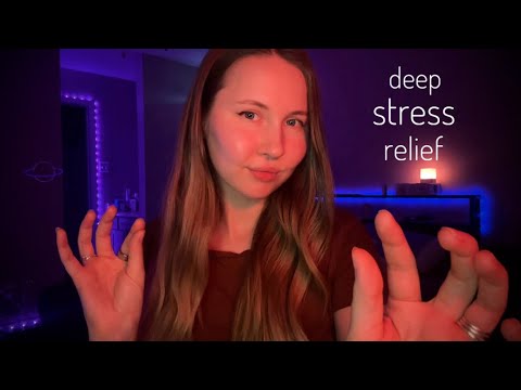 1HR Of Clicky Stress Plucking & Positive Affirmations For Deep Stress Relief🧘🏻‍♀️✨