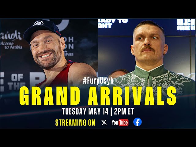 Tyson Fury vs Oleksandr Usyk | GRAND ARRIVALS class=