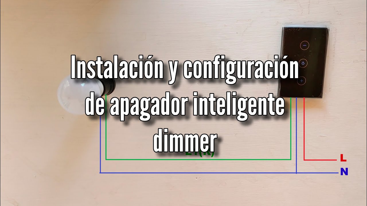 Como instalar y configurar un apagador inteligente dimmer YouTube