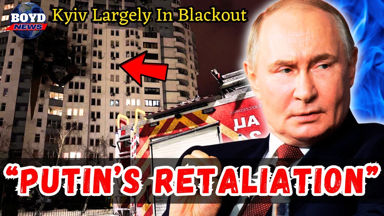 UKRAINE'S CAPITAL PLUNGED INTO DARKNESS AFTER RUSSIAN STRIKES | US SEIZES RUSSIAN TANKER | WAR NEWS