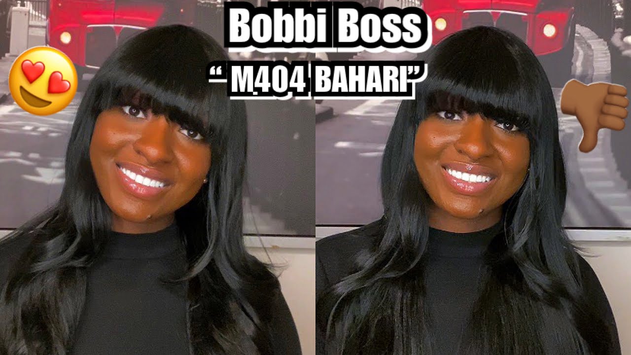 UNDER $20 BOBBI BOSS “M404 BAHARI” BANG SERIES WIG REVIEW!!| 😍 or 😬