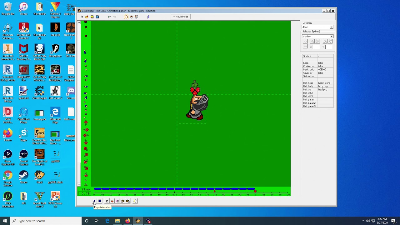 Heart Super Flower Eating Animation - Graal Era