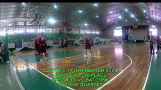CAVITE CITY INTERBATCH 2024 - BATTLE FOR THIRD PLACE - BATCH '93 VS BATCH '96 - SECOND QUARTER