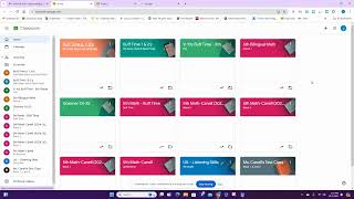 Google Classroom from a computer