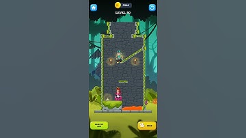 Rescue Hero pull pin puzzle Level 50 walkthrough Gameplay android Mobile
