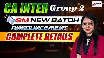 MEGA ANNOUNCEMENT📣 For CA INTER Students By Divya Agarwal Mam | MEPL Classes