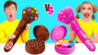 Çikolata Ve Gerçek Yemek Meydan Okumasi İnanılmaz Mutfak Tarifleri Barada Challenge