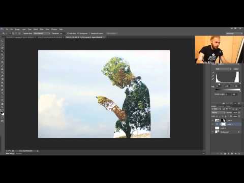 Как создать эффект двойной экспозиции в фотошопе. Урок фотошопа. Видеоуроки Pro Photoshop