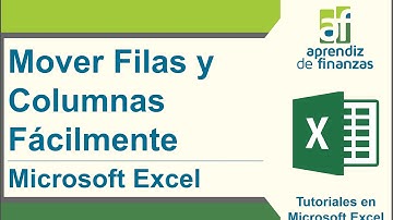 Mover Filas y Columnas Facilmente en Excel