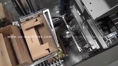 Automatic puffed bag counting robot hand inserting cartoning machine bag stacking encaser line