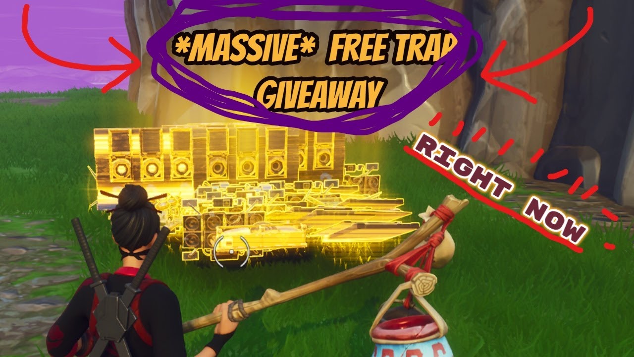 Live Massive Fortnite Save The World Giveaway 144 Weapons Traps Giveaway Stw Live Ad Youtube