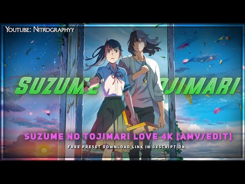 Suzume No Tojimari Love [AMV/EDIT] | Gata Only audio | Suzume Iwato & Souta Munakata| Alight Motion.