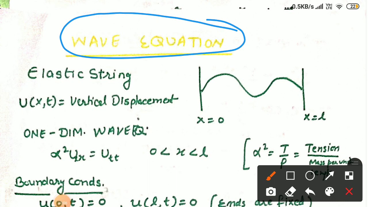 Solving Wave equation using Eigen functions - YouTube