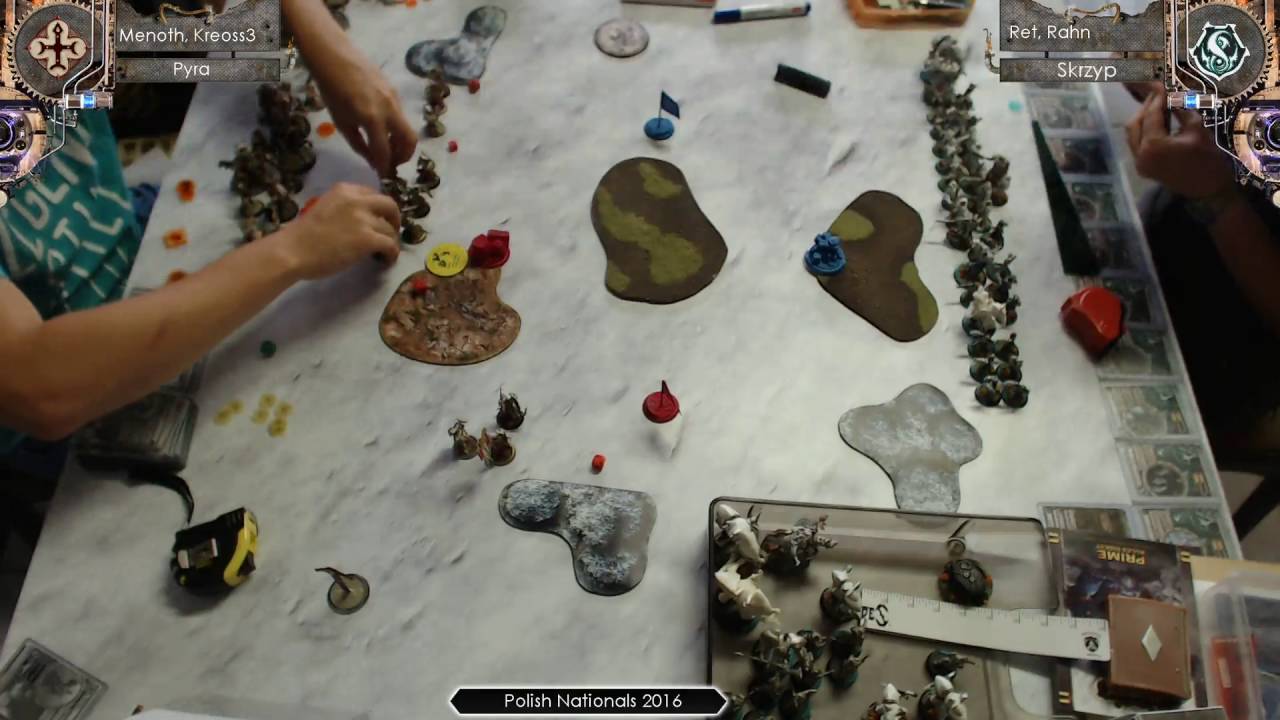 Polish Nationals 2016 Round 2   Mk3 Menoth Kreoss3 vs Retribution Rahn