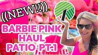 🌸💖(NEW!!!)) AWESOME DOLLAR TREE FINDS BARBIE PINK HAUL VLOG 🌸💖PATIO Pt. 1 Olivia Romantic Home DIY