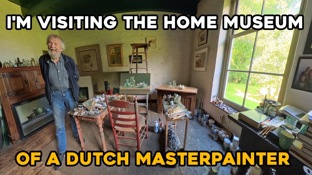 I'm VISITING Dutch masterpainter Henk Helmantel's HOME Museum!