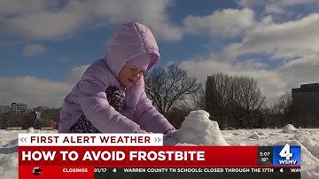 How to avoid frostbite