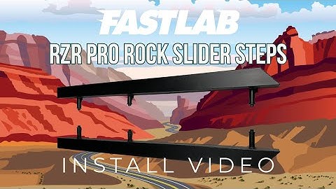 Polaris RZR Pro R, Turbo R Rock Slider Side Steps Install Video by Fastlab