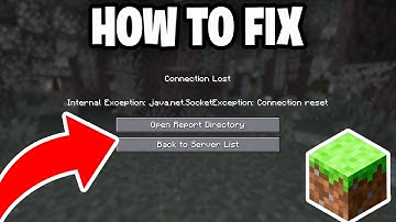 How To Fix Minecraft Internal Exception Java.netSocketException Connection Reset! - Tutorial