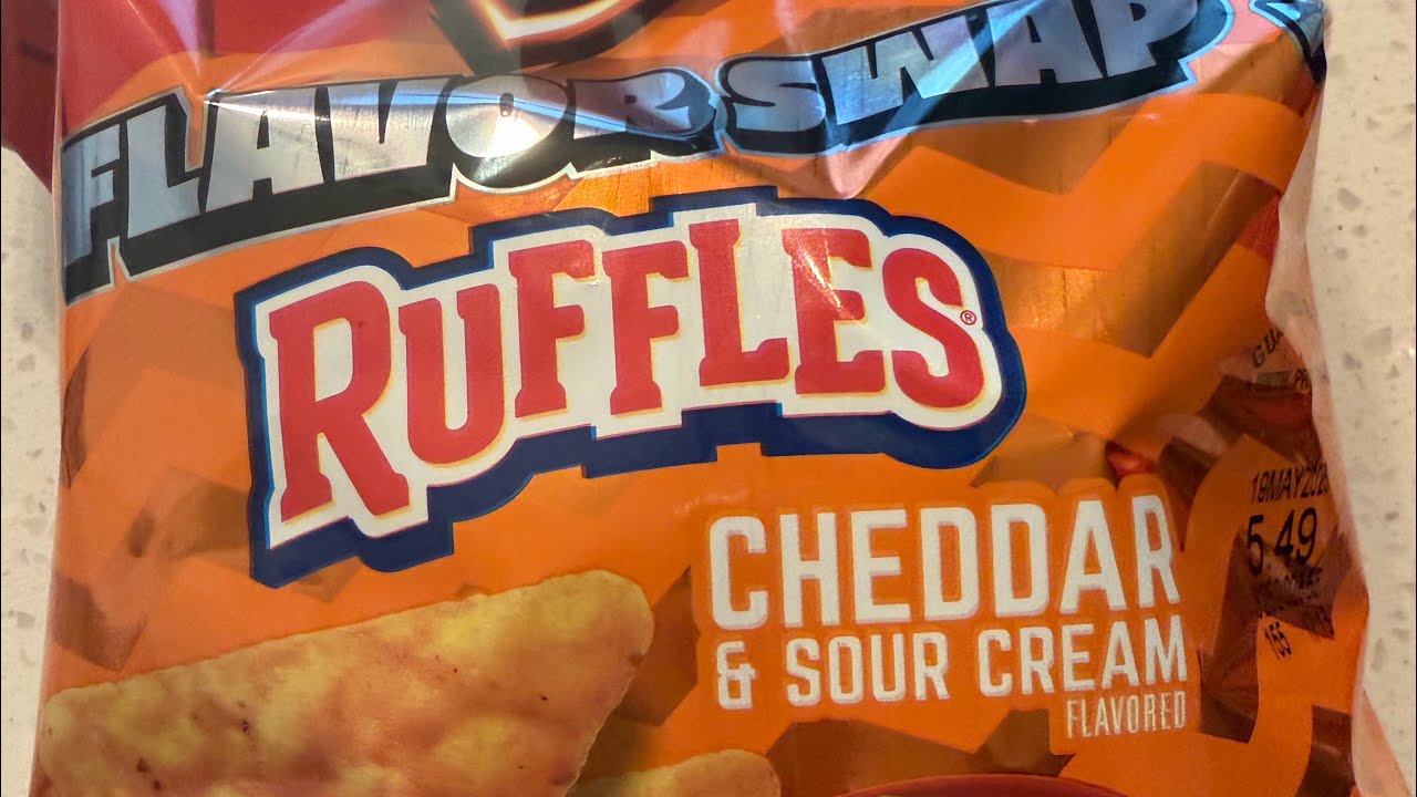 Doritos Flavor Swap Ruffles Cheddar and Sour Cream Chips #food #doritos @Doritos @RUFFLES #viral 