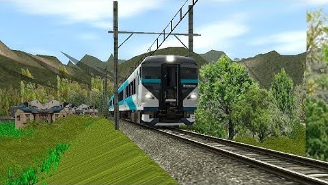 TRAINZ SIMULATOR ANDROID - Train EMU JR E257-2000 Series ODORIKO Limited Express at Izukyuko Line