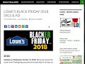 Lowe's Black Friday 2018 Ad - Appliance Sale Now Live!