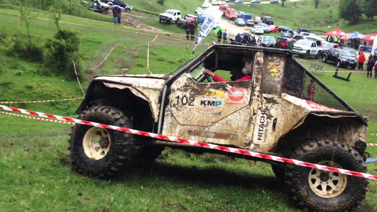 Best time at OPEN, KAT 2014 Trophy Piatra Neamt with nissan patrol gr powered by bmw m3 engine