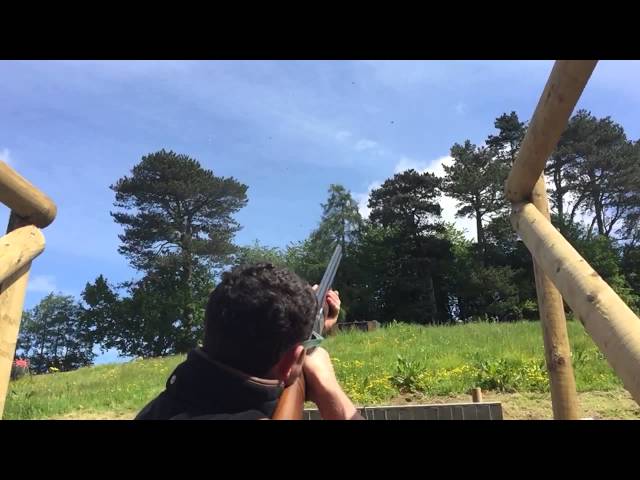 Slow motion shotgun shoot