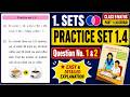Class 9 | Practice set 1.4 | Chapter 1 Sets | Maths part 1 | Maharashtra State Board