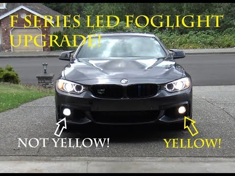 LED fog light upgrade DIY for the BMW F3X series