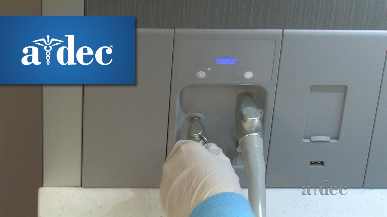 Use the Adec ICV VacuumLine Cleaner in Adec Inspire Dental