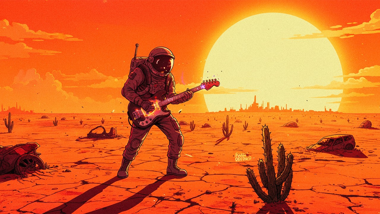 Cosmic Desert Highway | Psychedelic Rock & Ambient Chillout Soundscape