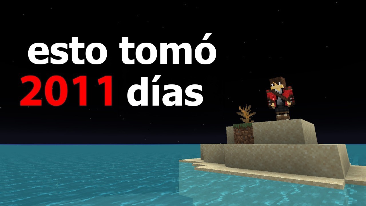 ¿Puedes completar Minecraft desde solo una isla?