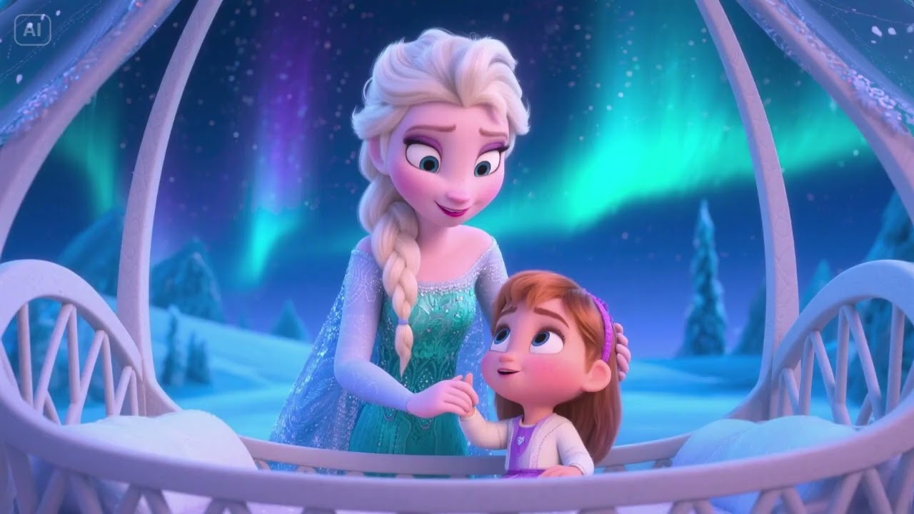 Rockabye Lights in the Frozen Sky – Elsa’s Lullaby Mother's Daughter Love