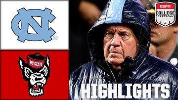 North Carolina Tar Heels vs. NC State Wolfpack | Full Game Highlights | ESPN College Football