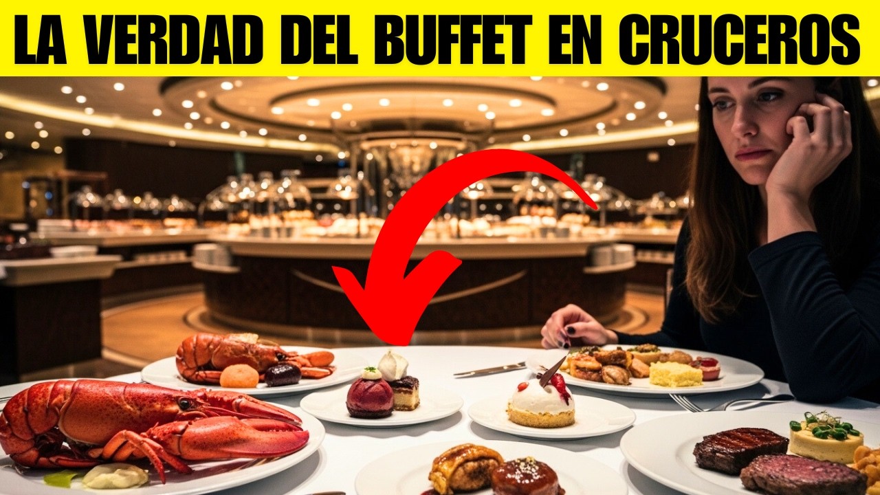 🍽️ La VERDAD sobre la Comida en Cruceros Lo que NO te cuentan los folletos