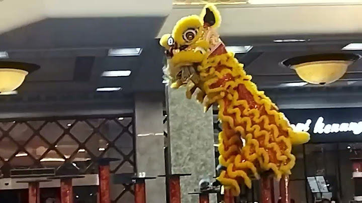 Akhirnya! Kesampean nonton barongsai di Sleman City Hall