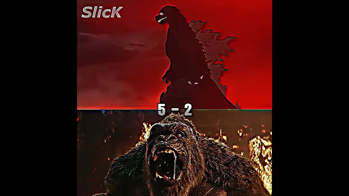 GODZILLA IN HELL (SLICK) VS MONSTERVERSE (REMASTERED - 1K SPECIAL) #shorts #viralvideo #kaiju