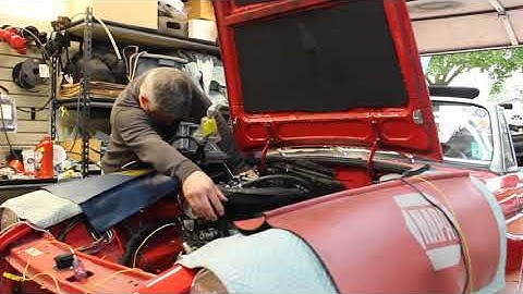 1970 MGB 3.4L Conversion First Start