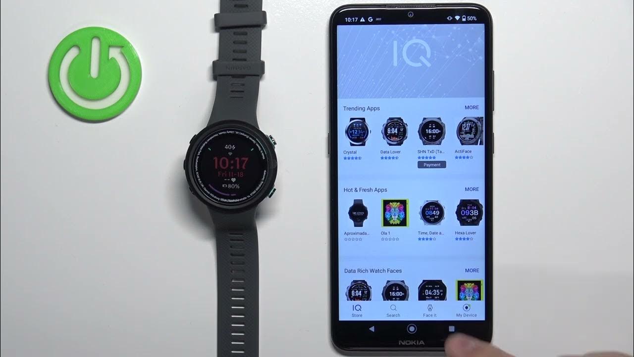 How to Set an Image as a Watch Face Background on Garmin Swim 2 - Garmin  Connect Watch Face Install - YouTube