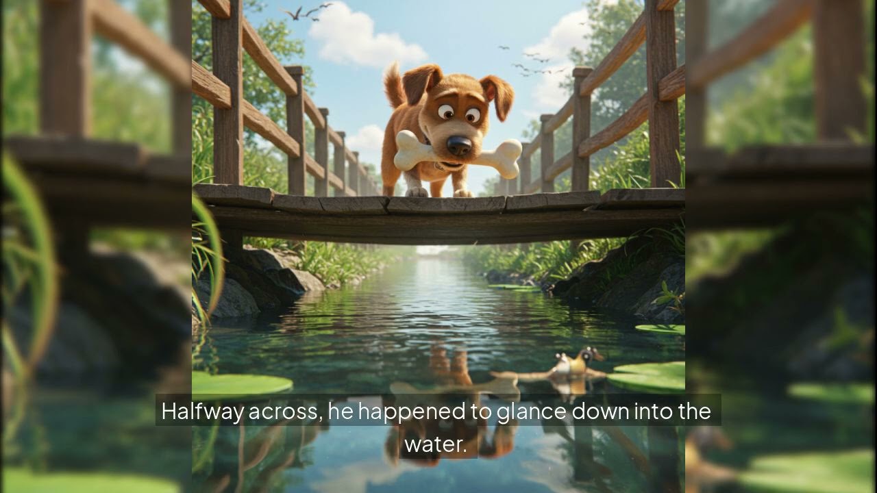 The Dog and His Reflection|Story for Kids|Good night stories for kids |Story books for kids |stories