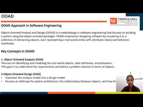 OOAD AND SSAD EXPLANATION