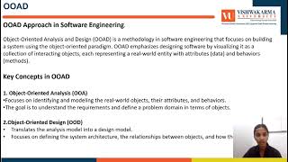 Ooad And Ssad Explanation